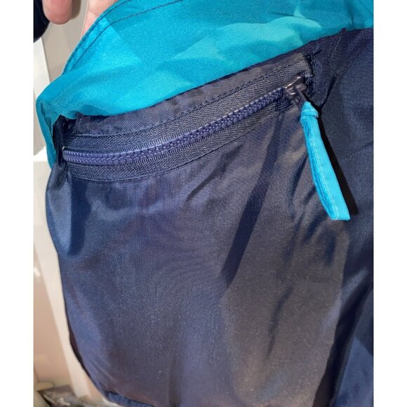 The Toronto Star Newspaper Men’s Winter Coat Parka Navy Aqua Blue XXL Vintage - Picture 9 of 16